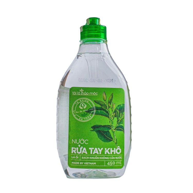 Nước Rửa Tay Khô Lá Ổi Tôi Là Thảo Mộc 450ml
