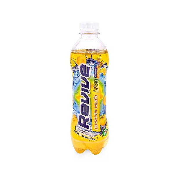 Nước Uống Có Ga 7 UP Revive Chanh Muối - Chai PET 390ml