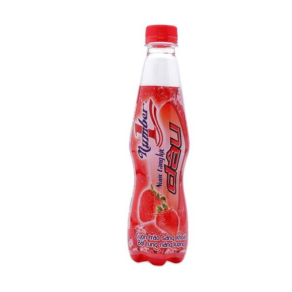 Nước Tăng Lực Number One Hương Dâu - Chai PET 330ml