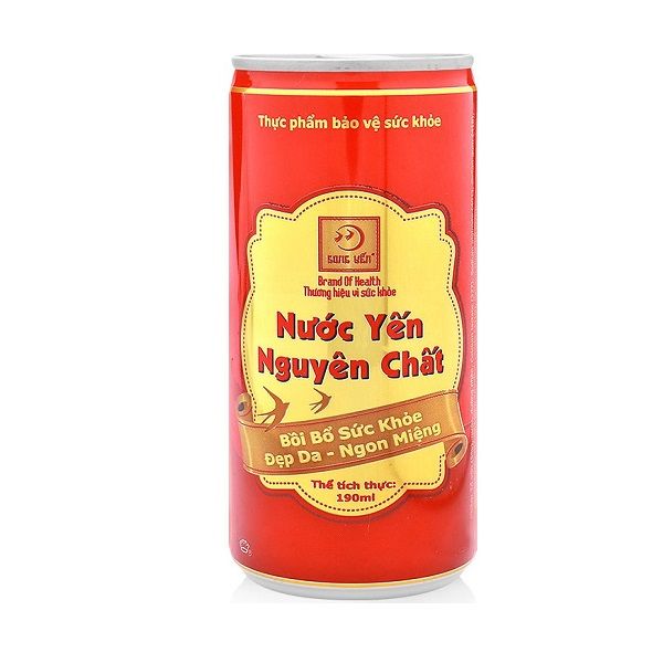 Nước Yến Nguyên Chất Yến Sào Song Yến - Lon 190ml