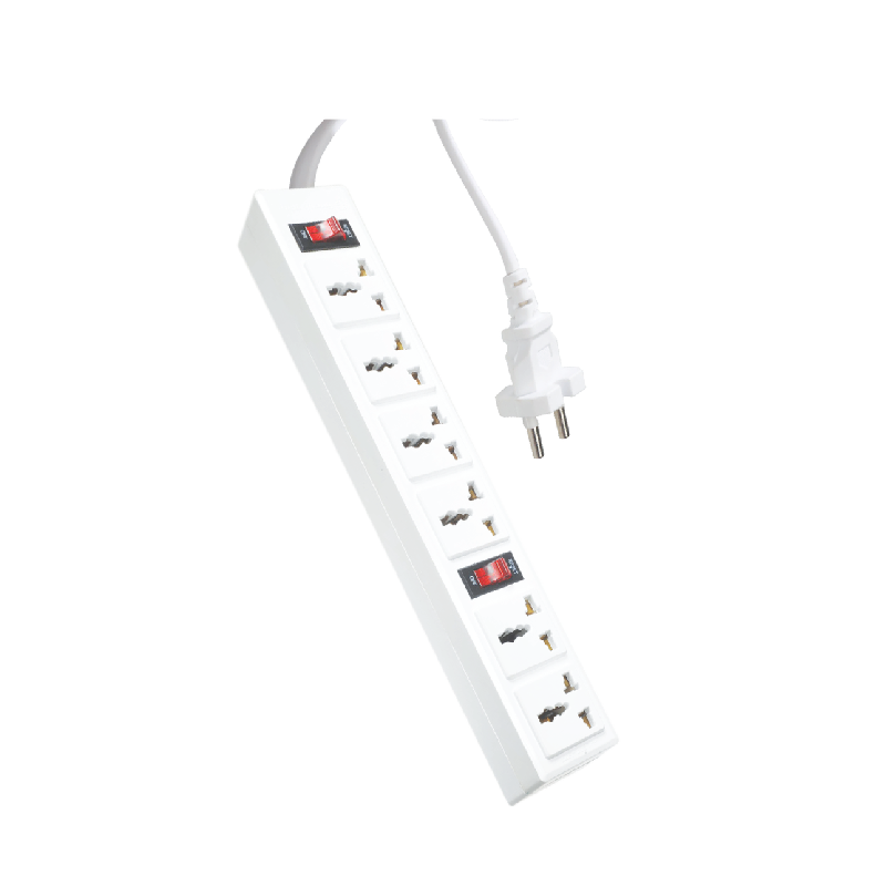 Ổ Cắm Điện Quang ĐQ 003A-04 (6 Lỗ 3 Chấu Dây 5m)