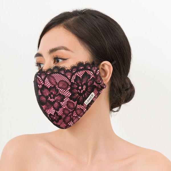 Khẩu Trang Ren Lamer (Giao Màu Ngẫu Nhiên)