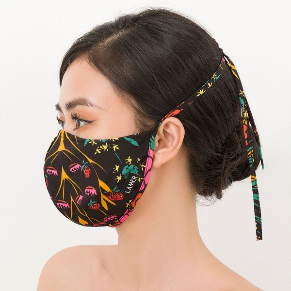 Khẩu Trang Buộc Nơ Sau Lamer (Giao Màu Ngẫu Nhiên)