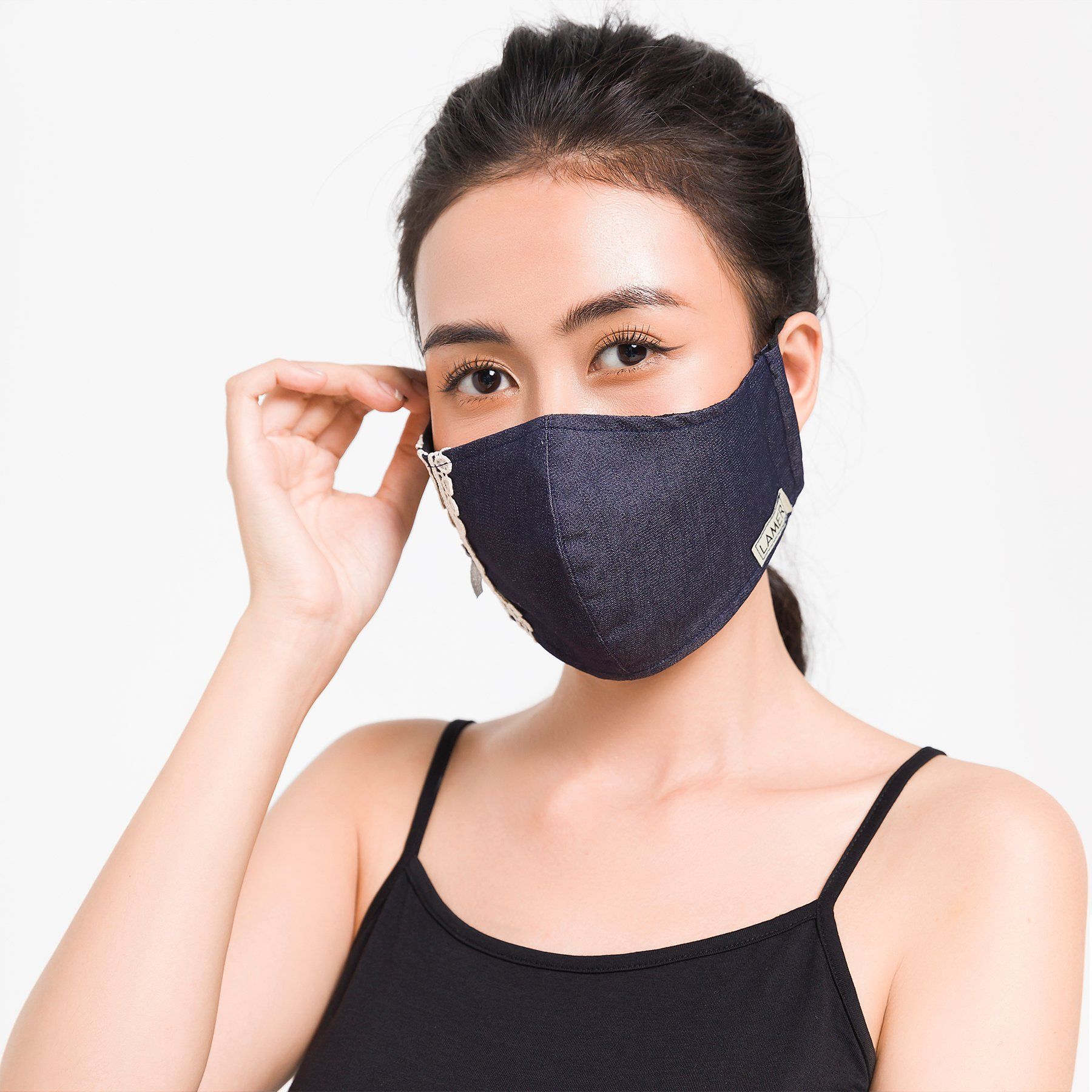 Khẩu Trang Rẹp Ren Lamer (Giao Màu Ngẫu Nhiên)