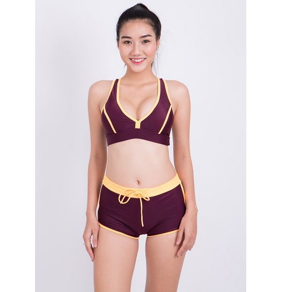Bộ Bơi Nữ Hai Mảnh Short Lan Hạnh 21060-TI101 (Store 5703)