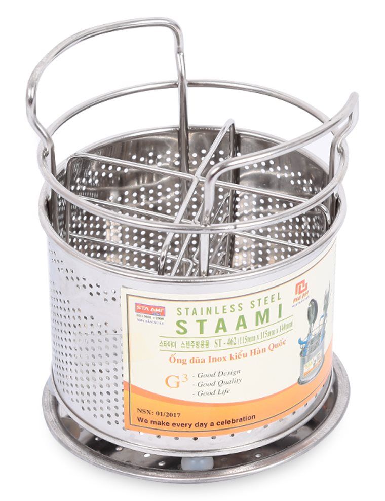 Ống Đũa Inox HQ (115MM X 115MM X 140MM) ST_462