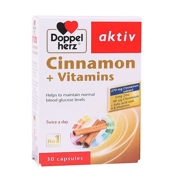 Hỗ Trợ Ổn Định Đường Huyết Doppelherz Cinnamon+Vitamin