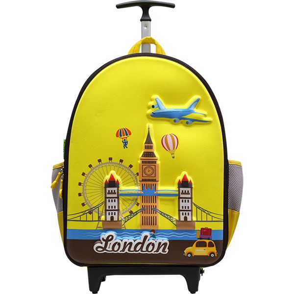 Balo Kéo Cấp 1-CK B.bag Around the World-London B-12-085 Vàng