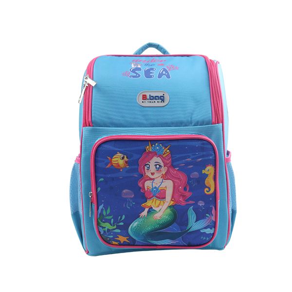 Balo Chống Gù B.bag Adventure Box-Under The Sea B-12-116 Xanh Nhạt