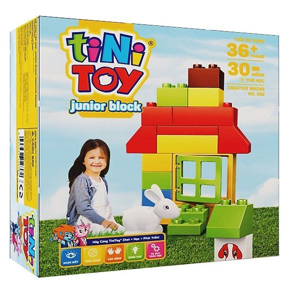 Bộ Lắp Ráp Creative Bricks TiNitoy 202 30Pcs