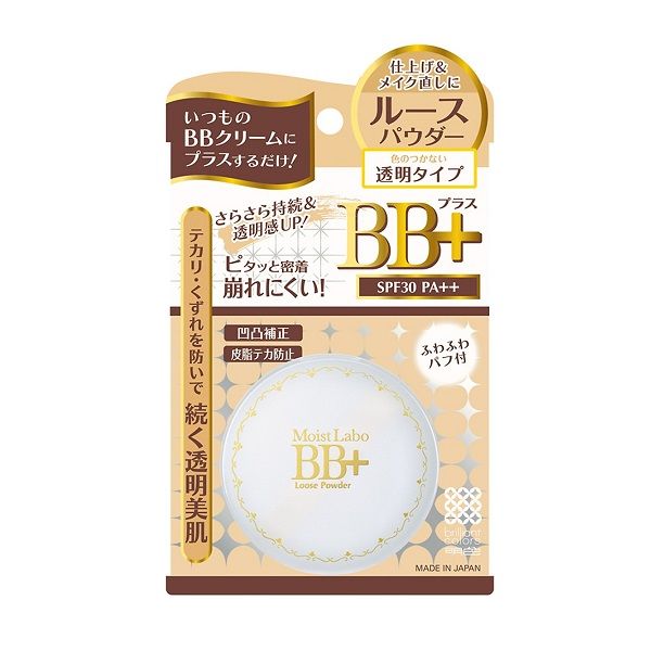 Phấn Phủ Meishoku Moist-Labo BB+ Loose Powder Dạng Trong Suốt