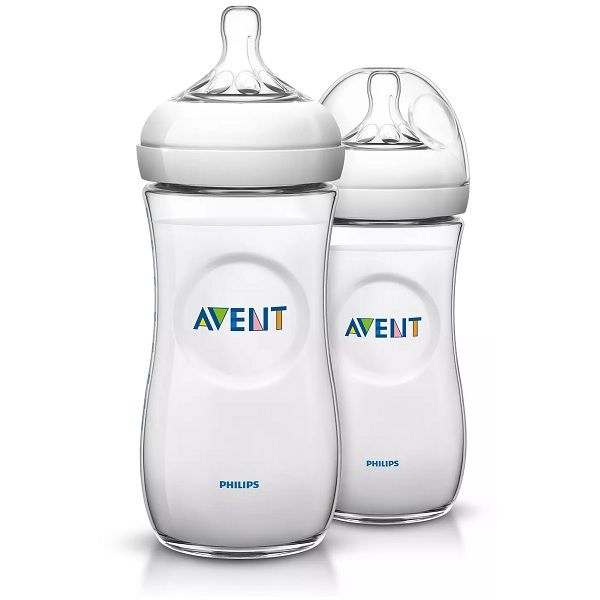 Combo 02 Bình Sữa Mô Phỏng Tự Nhiên Philips Avent 330ml Cho Trẻ Từ 6 Tháng Tuổi SCF696/23