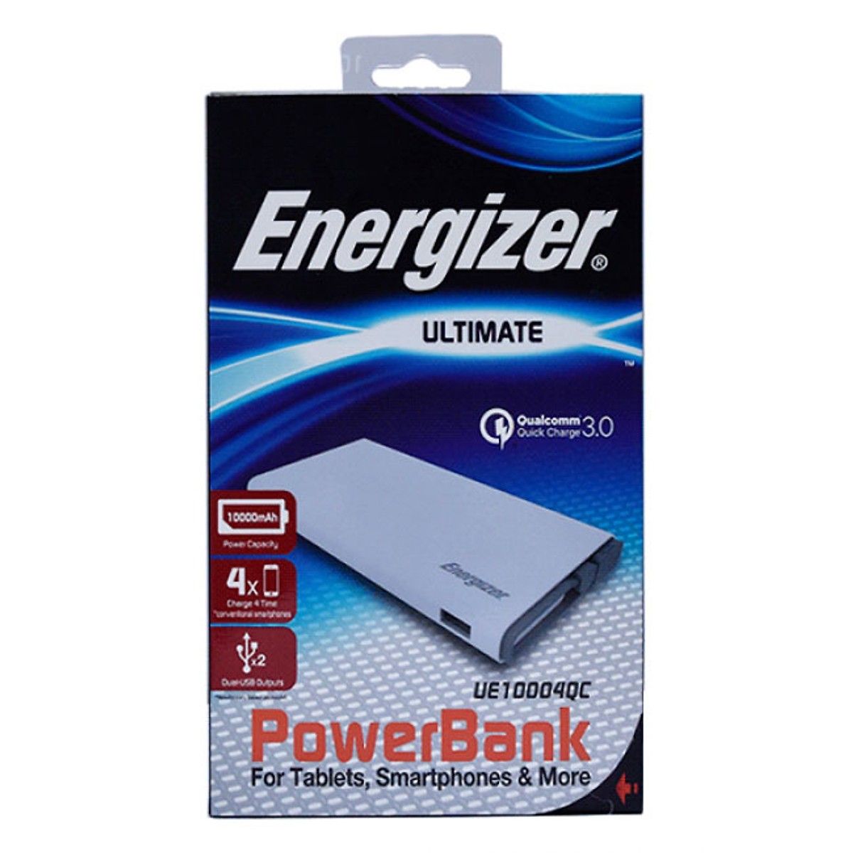 Pin Sạc Dự Phòng Energizer 10.000mAh UE10004QC
