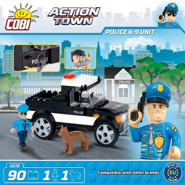 TLM COBI 1572 LẮP RÁP XE CẢNH SÁT K9