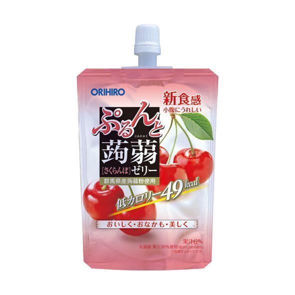 Thạch Vị Anh Đào Dạng Túi Đứng Orihiro 130g
