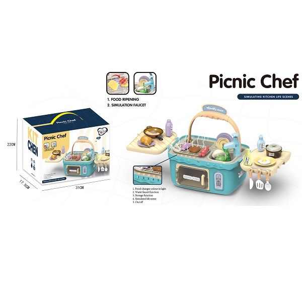 Đồ Chơi Giỏ Picnic Mùa Hè Màu Xanh Little Star LLX0178038