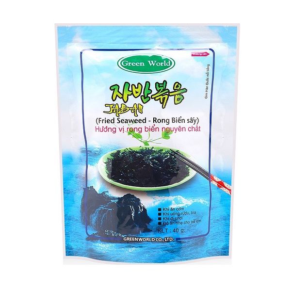 Rong Biển Sấy Jaban Gim Ăn Liền - Bịch 40g