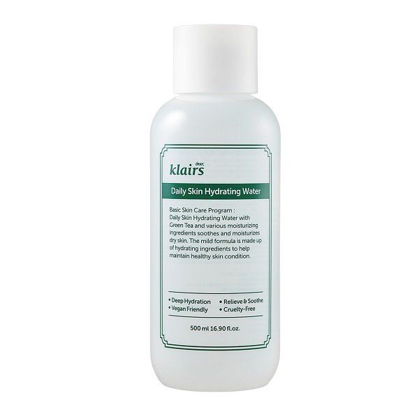 Nước Hoa Hồng Cân Bằng Độ Ẩm Dear Klairs Daily Skin Hydrating Water 500ml