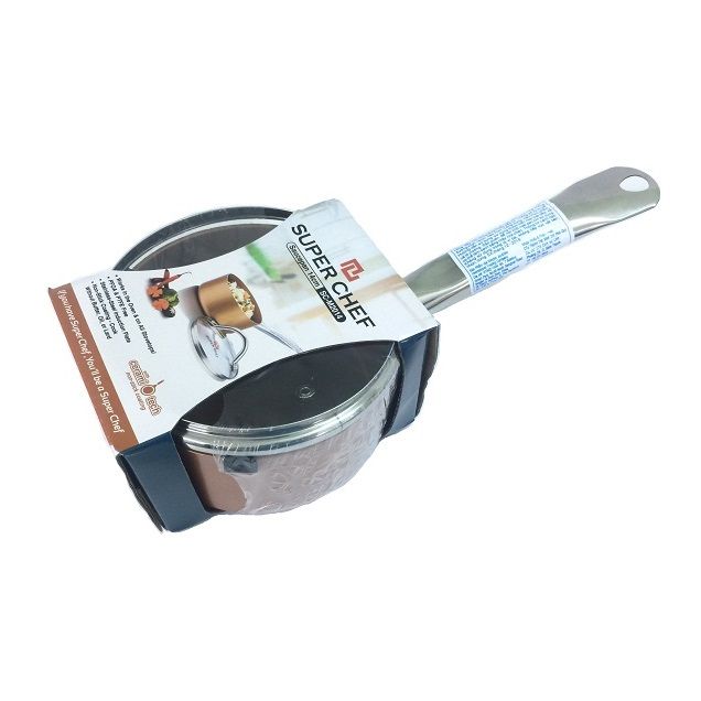 Quánh Nắp Kính Super Chef Tráng Men Từ 14cm