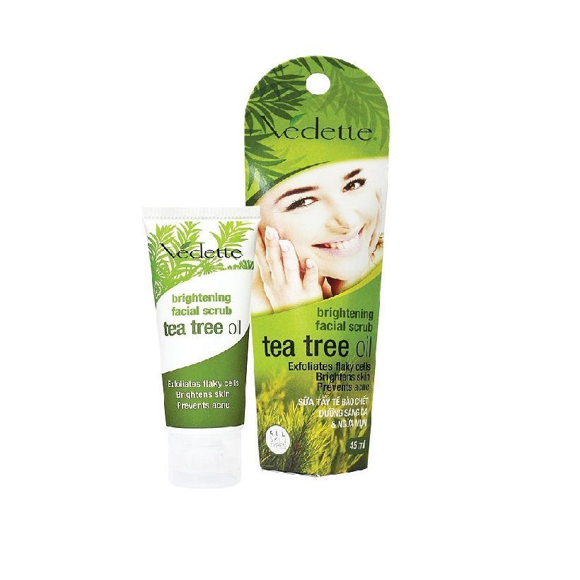 Sữa Dưỡng Sáng Da Và Tẩy Tế Bào Chết - Tràm Trà VEDETTE 45ml