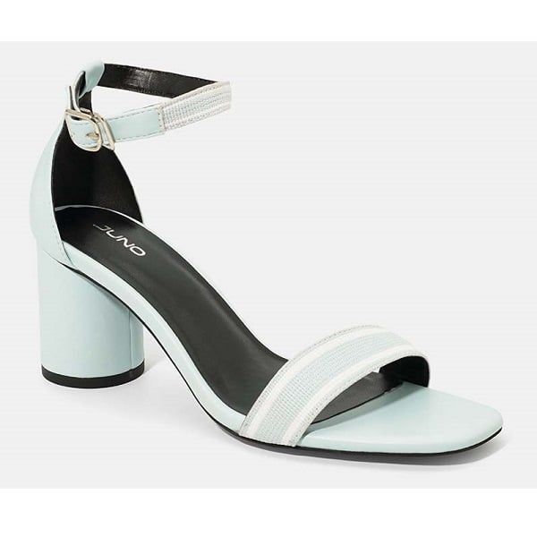 Giày Sandal Phối Dây Vải Sọc Juno Màu Xanh SD07051 (Store 1001)