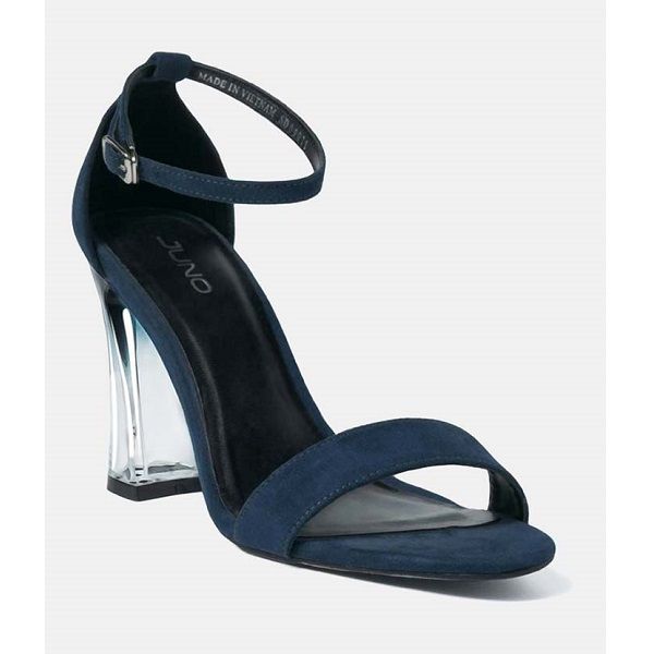 Giày Sandal Gót Vuông Chuyển Màu Juno Màu Xanh Dương SD09071 (Store 1001)