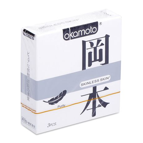 Bao Cao Su Okamoto Skinless Skin Purity - Hộp 3 Cái