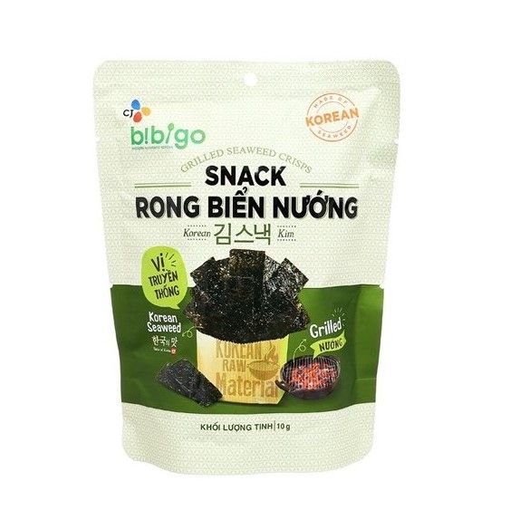 Snack Rong Biển Nướng Bibigo Vị Truyền Thống - 10g