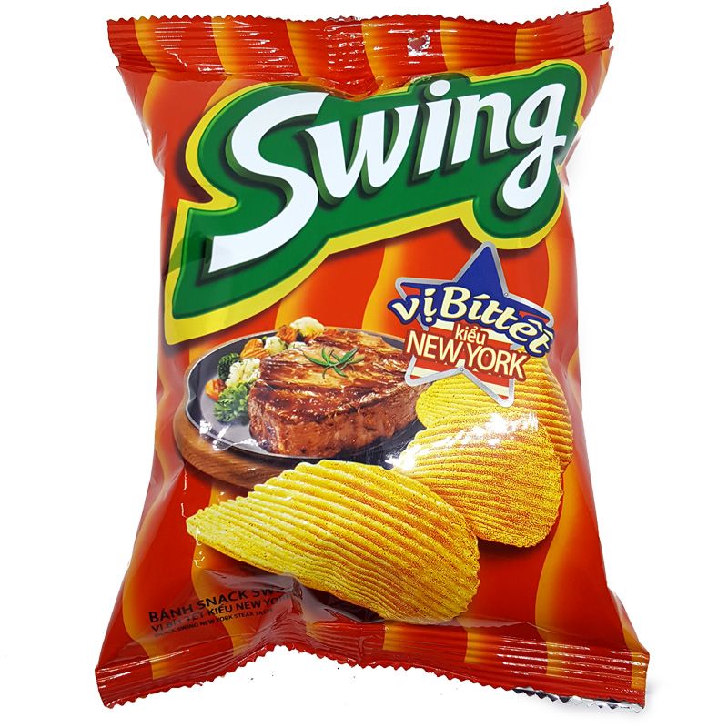 Snack Swing Vị Bò Bít Tết Kiểu New York Orion - Gói 30g