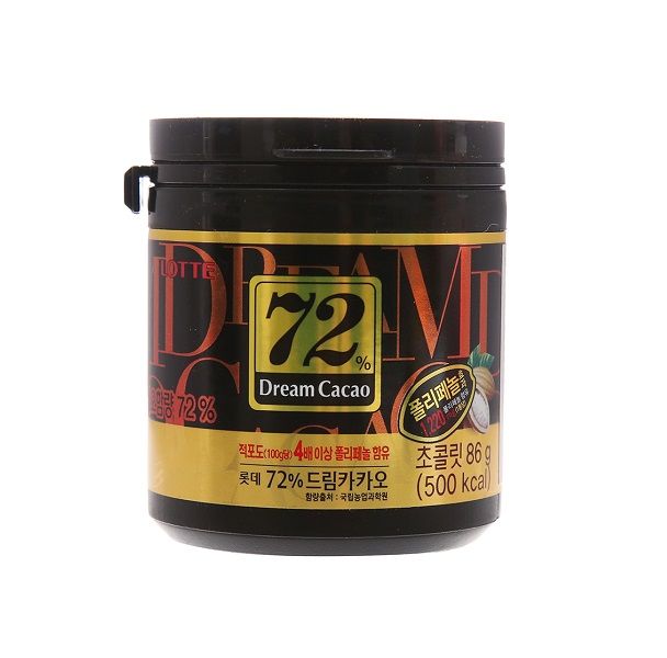 Socola Dream Cacao 72% 86gr