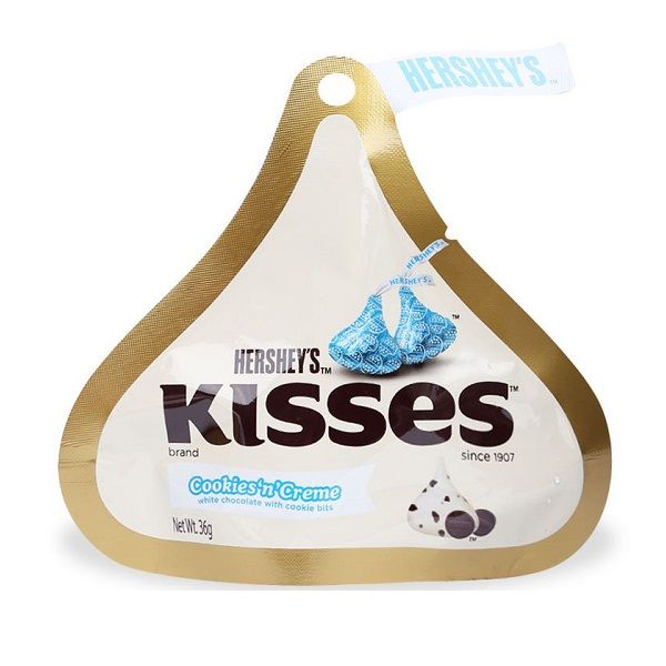 Socola Hershey's Kisses - Vị Cookies & Creme (36g)