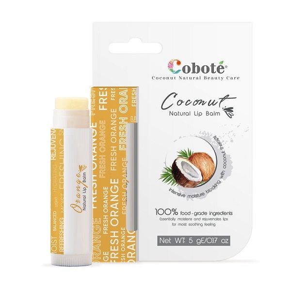Son Dưỡng Coboté Natural Lip Balm - Orange 5g