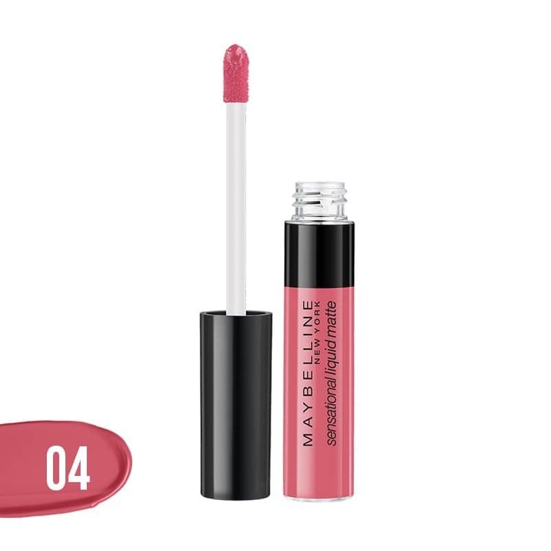 Son Kem Lì Maybelline Sensational Liquid Matte #04 Easy Berry