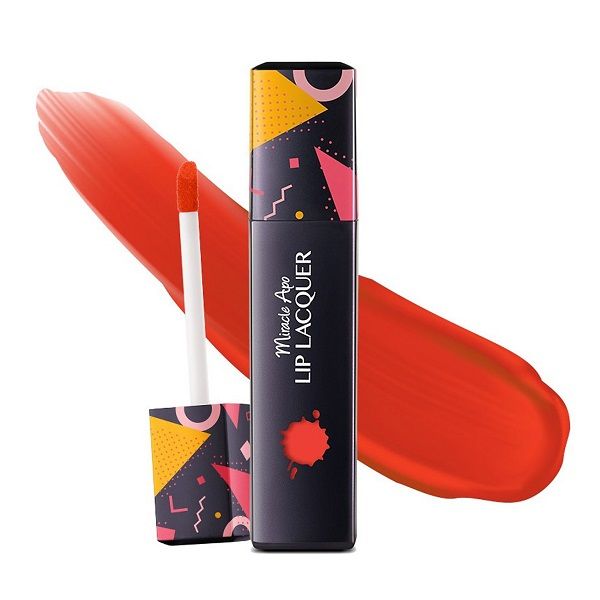 Son Kem Lì Miracle Apo Lip Lacquer Matte Fresh Orange - Cam Tươi 3ml