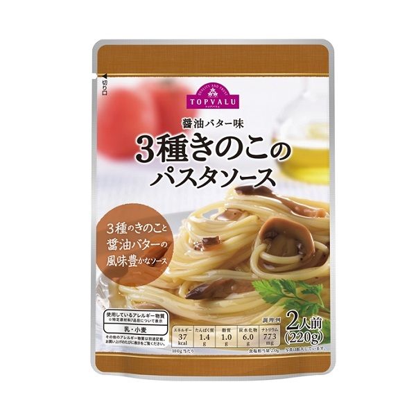 Sốt Pasta Nấm 3 Loại Topvalu (220g)