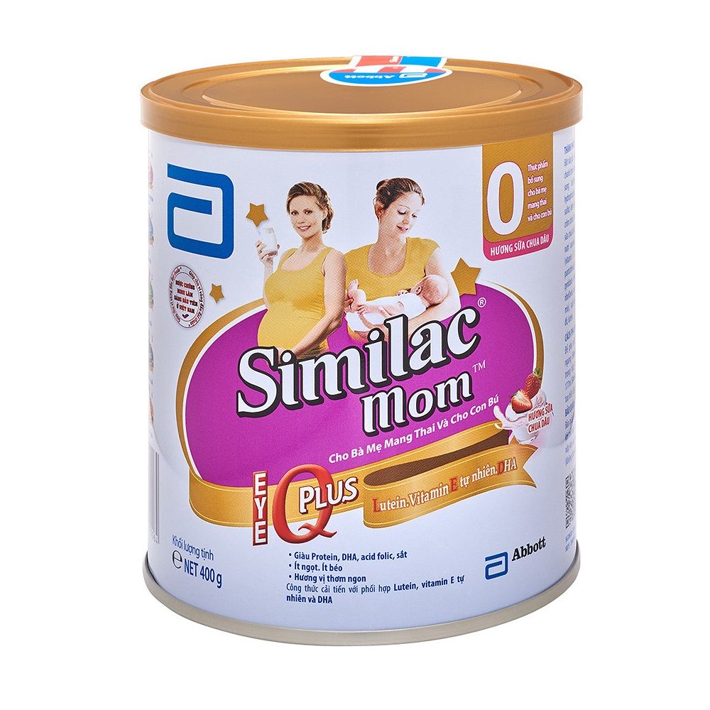 Sữa Bột Similac Mom Hương Sữa Chua Dâu (400g)