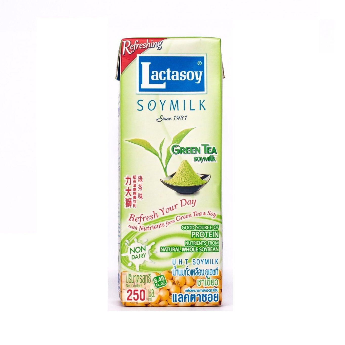 Sữa Đậu Nành Lactasoy Vị Trà Xanh 6x250ml