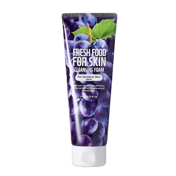 Sữa Rửa Mặt Farmskin Fresh Food Grape Cho Da Nhạy Cảm 175ml