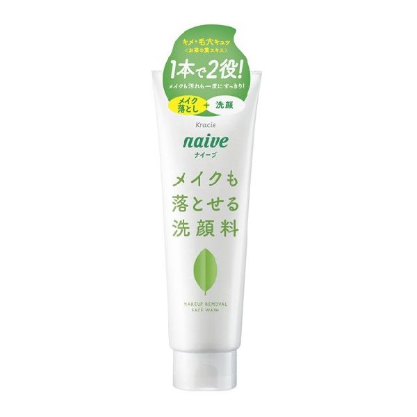 Sữa Rửa Mặt Kèm Tẩy Trang Naive Hương Trà Xanh 200G