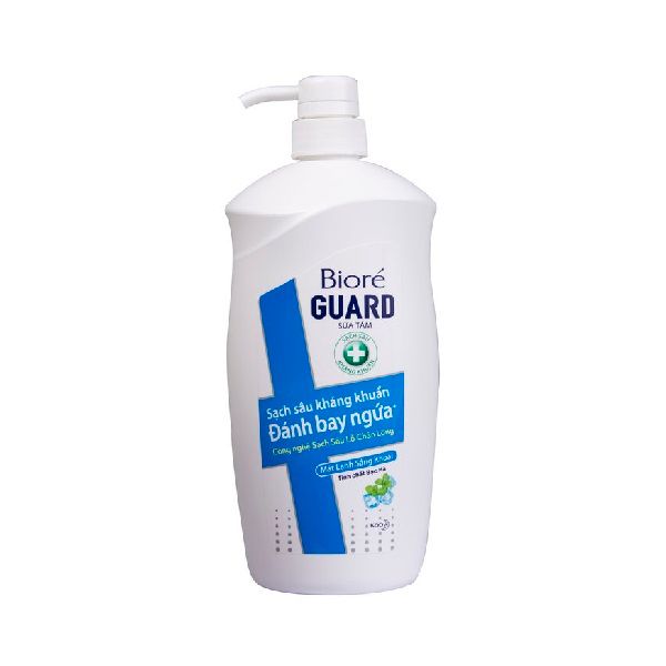 Sữa Tắm Bioré Guard Sạch Sâu Kháng Khuẩn Mát Lạnh Sảng Khoái 800g