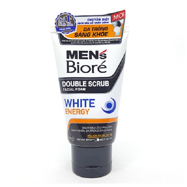 Sữa Rửa Mặt Men Biore Trắng Nam Tính 50g