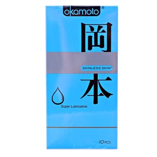 Bao Cao Su Okamoto Skinless Super Lubricated - Hộp 10 Cái
