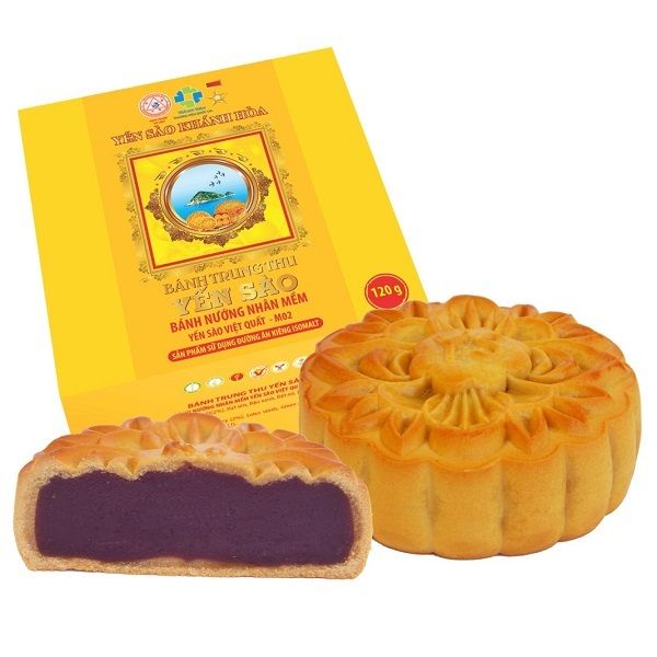 Bánh Trung Thu Yến Sào Sanest Khánh Hòa Nhân Mềm Việt Quất 120g