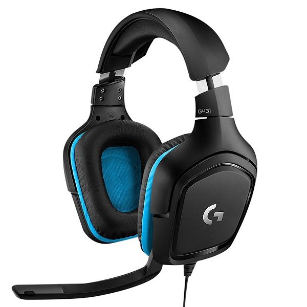 Tai Nghe Gaming Logitech G431 7.1 Surround Đen