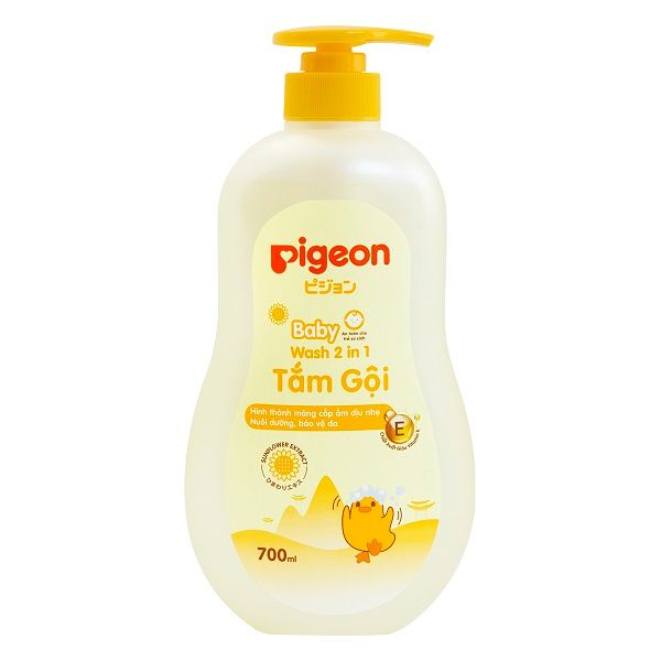 Tắm Gội Hoa Hướng Dương 2in1 Pigeon 700ml
