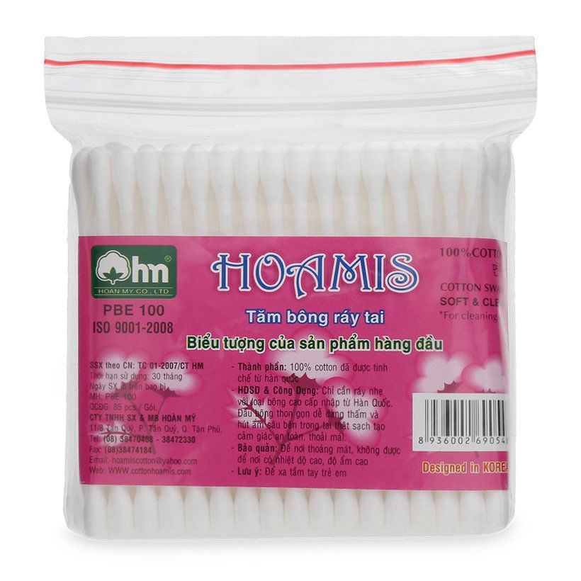 Tăm Ráy Tai Hoamis (PBE100) Gói 85 Cây