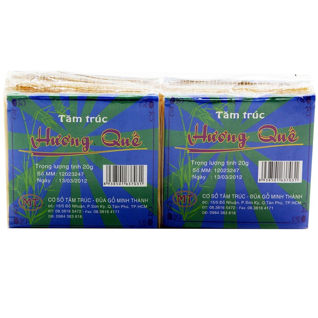 Tăm Trúc Hương Quê - Lốc 10 Gói