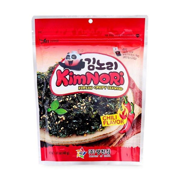 Tảo Vị Cay Kimnori Seasoned Laver - Chili Flavor 40g
