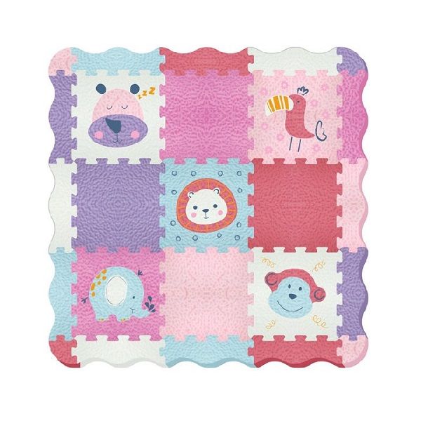Thảm Ghép Ruby Star Hình Thú 9 Tấm In Nhiệt 32 x 32 (5502)