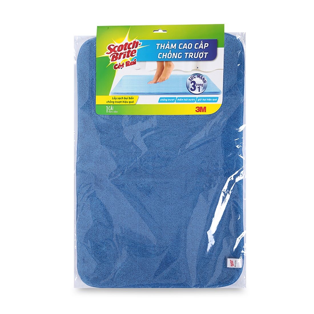 Thảm Micro Chống Trượt Cao Cấp Scotch Brite 40 x 60cm